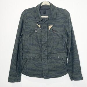 Black Scale Camo Utility Jacket Size M